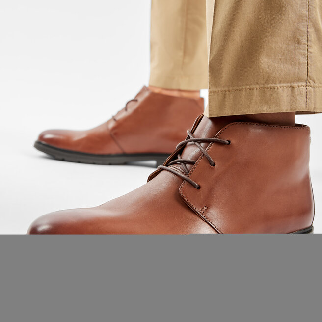 Clarks Bakancs Clarks Un Tailor Mid 261446787 Tan Leather