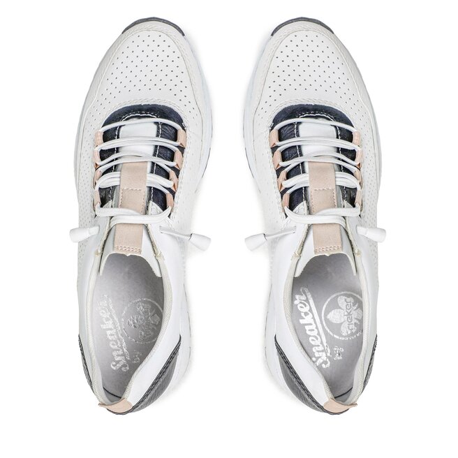 Rieker Sneakersy Rieker N6359-80 Weiss