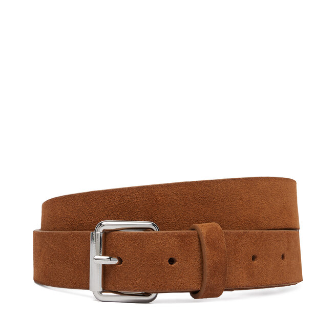 Pasek Damski Tommy Jeans Tjw Script Seude 3.0 AW0AW18503 Brązowy -