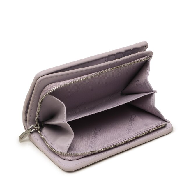 Calvin Klein Portafoglio grande da donna Calvin Klein Re-Lock Bifold French Wallet Pbl K60K610962 VDQ