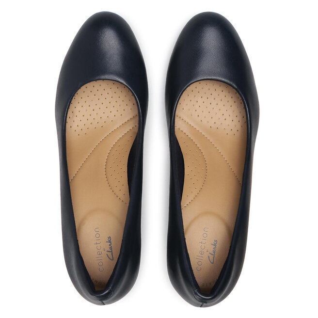 Clarks adriel viola navy on sale