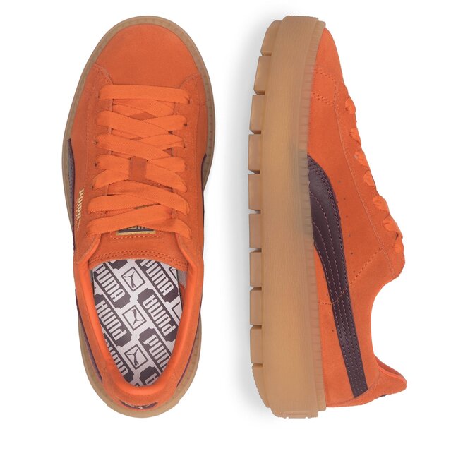 Puma basket platform uomo arancione best sale