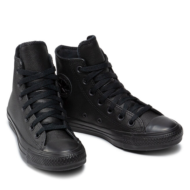 Converse Sneakers aus Stoff Converse Ct As Hi 135251C Black Mono