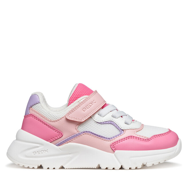 Sneakersy Geox J Loftus Girl J65M2B 0BC14 C7337 D Różowy - dziewczęce