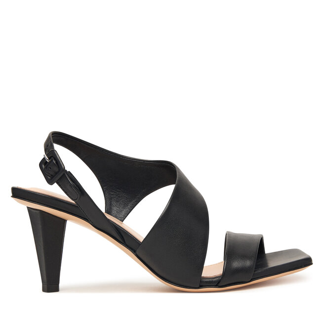 Sandały AGL D689007PCSOFTY0000 Czarny - kobiece