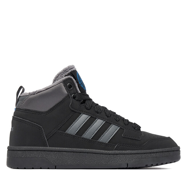 Sneakersy adidas Rapid Court Mid Winterized JR2804 Czarny - chłopięce