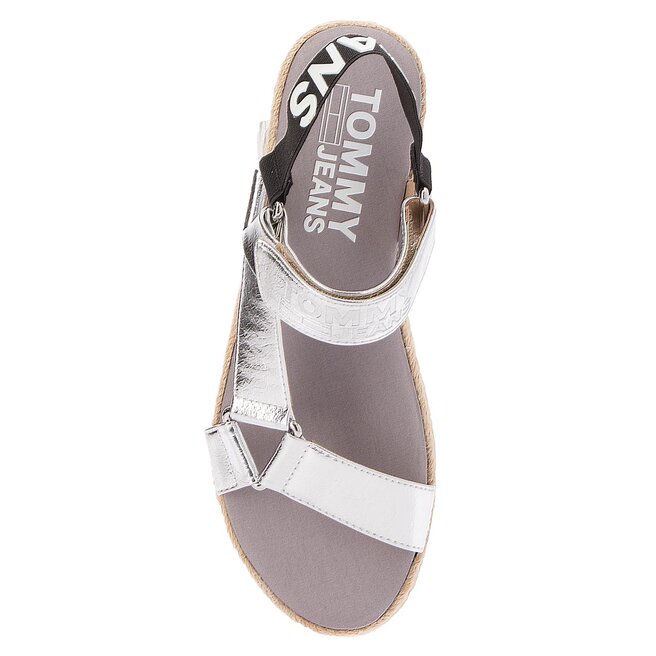 Espadrilles Tommy Jeans Fresh Modern Metallic Sandal EN0EN00218
