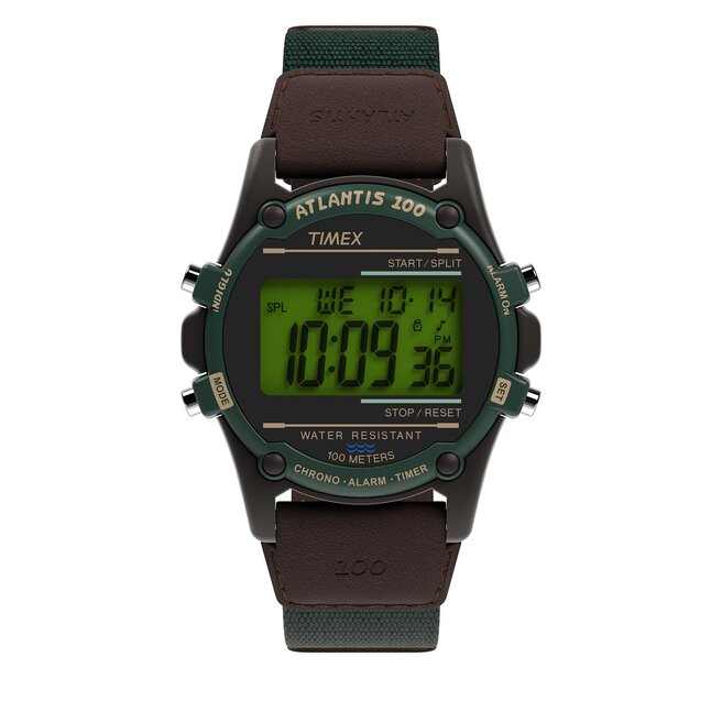 Timex Karóra Timex Atlantis TW2V44300 Brown/Green