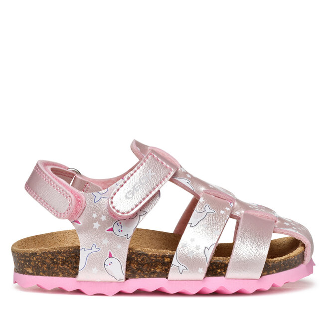 Sandały Geox B Sandal Chalki B452RA 0PVNF - M Różowy