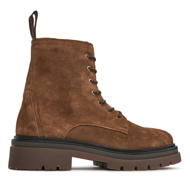 Trzewiki Gant Ramzee Mid Lace Boot - Brązowy