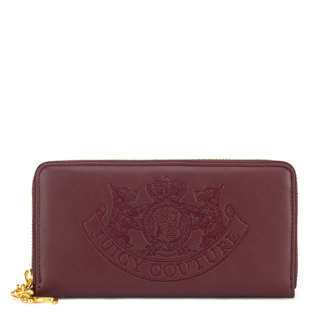 Duży Portfel Damski Juicy Couture - Bordowy