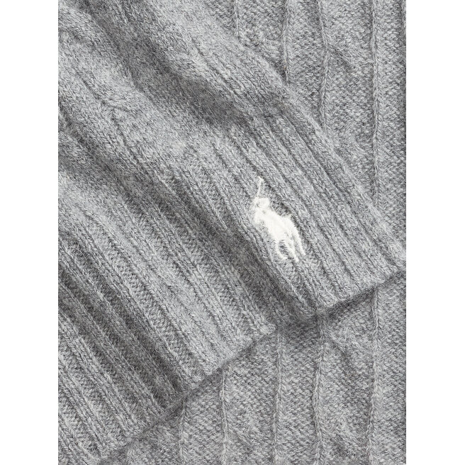 Polo Ralph Lauren Зимен шал Polo Ralph Lauren 455898834002 Fawn Grey Heather