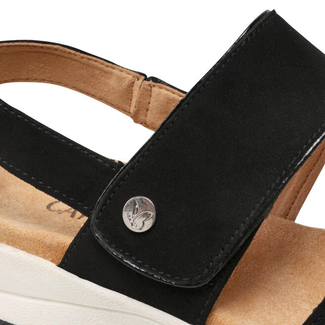 Caprice Sandále Caprice 9-28252-28 Black Comb 019