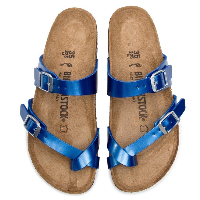 Birkenstock electric metallic ocean online
