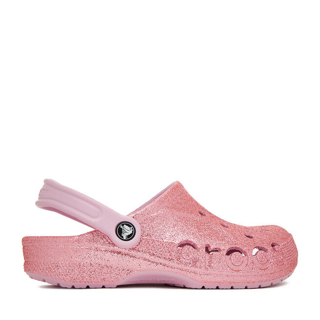 Klapki Crocs C-BAYA GLITTER CLOG - Różowy
