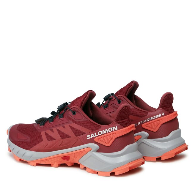 Salomon Pantofi Salomon Supercross 4 L47316500 Syrah/Ashes Of Roses/Coral