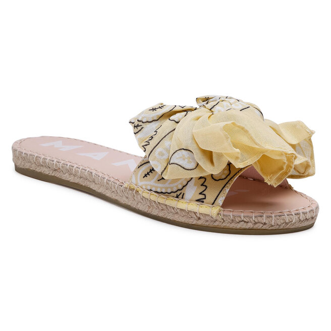 Espadrile Manebi Sandals With Bow G 5.7 J0 Sweet Yellow 5.7 imagine noua gjx.ro