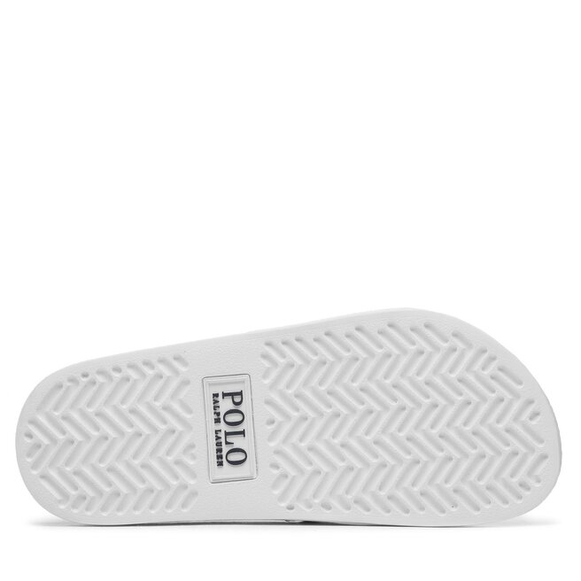Polo Ralph Lauren Ciabatte Polo Ralph Lauren Polo Slide 809892945007 Deckwash White/Navy Pp