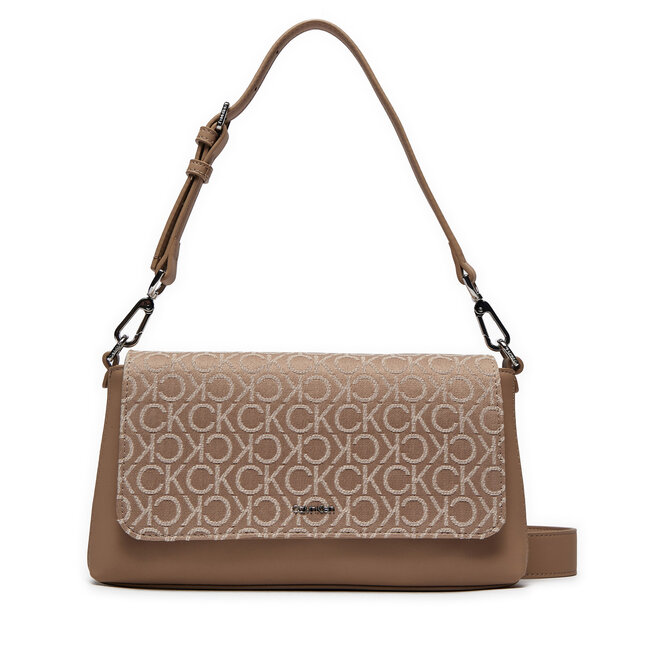 Torebka Calvin Klein Ck Must Shoulder Bag - Brązowy