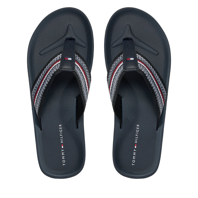 Japonki Tommy Hilfiger Comfort Hilfiger Beach Sandal - Niebieski