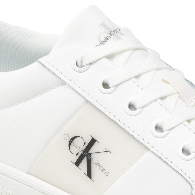 Calvin Klein Jeans Sneakersy Calvin Klein Jeans Classic Cupsole 1 YM0YM00318 White/Black 0K8