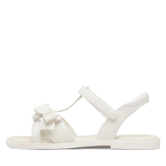 Geox white sandals sales