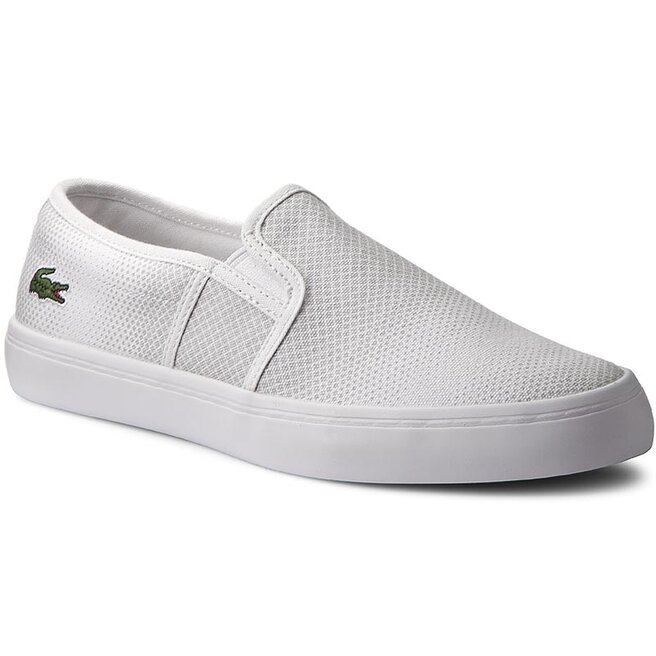 Sneakers aus Stoff Lacoste Gazon 117 2 Caw 7 33CAW1050014X Wht Lt