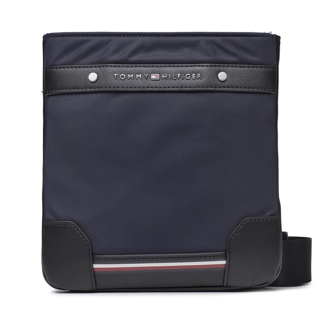 Saszetka Tommy Hilfiger Th Central Rpreve Mini Crossover - Granatowy