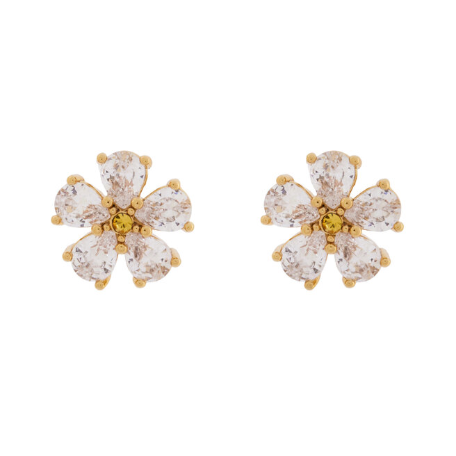 Kolczyki Kate Spade Bursting Blooms - Złoty