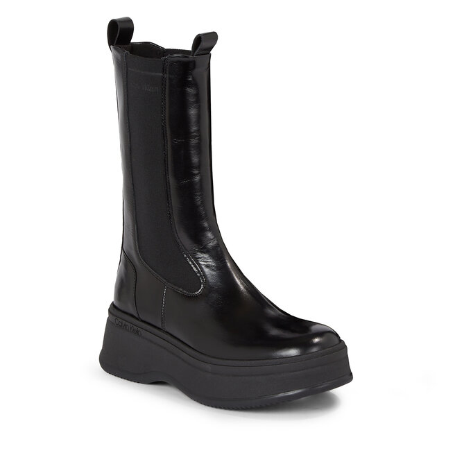 Calvin Klein Pitched Chelsea Boot HW0HW01686 Ck Black BEH