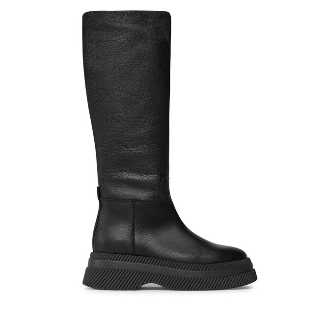 Μπότες Steve Madden Gylana Boot SM11002676 SM11002676-017 Black Leather