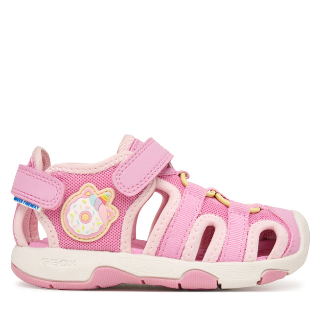Sandały Geox B Sandal Multy Girl B650DA 01450 C8F2M S Różowy - dziewczęce