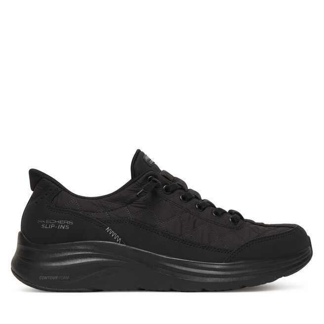 Sneakersy Skechers Contour Foam - Cozy Fit 150404/BBK Czarny - kobiece