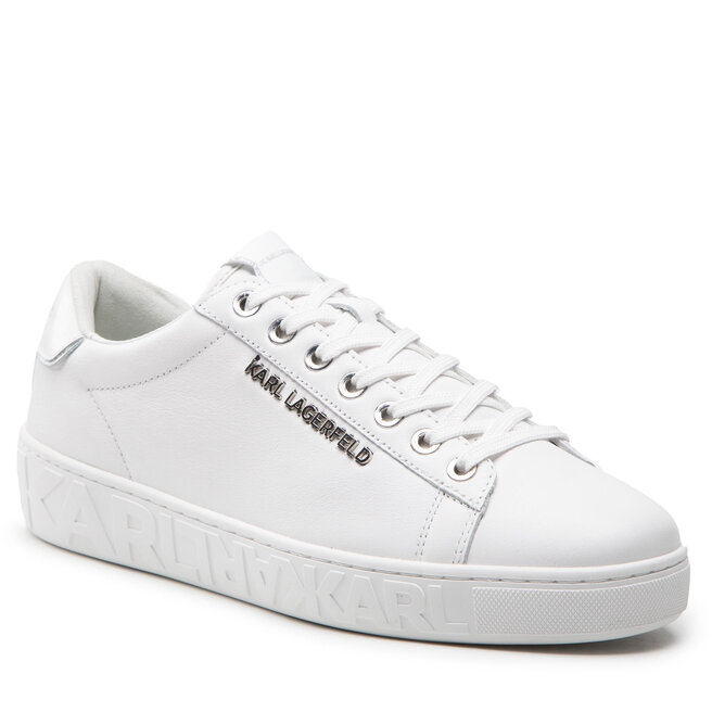 Sneakers KARL LAGERFELD KL51019 White Lthr Mono escarpe
