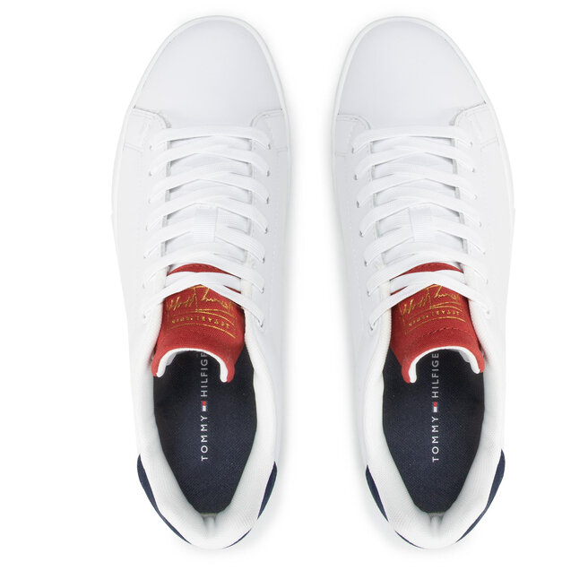 Tommy Hilfiger Sportcipő Tommy Hilfiger Retro Court Clean Cupsole FM0FM04004 White YBR