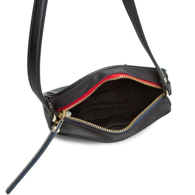 Tommy Hilfiger Torebka Tommy Hilfiger Poppy Mini Crossover AW0AW02032 Black 002