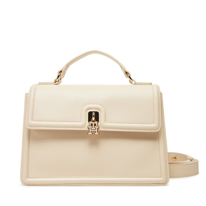 Torebka Tommy Hilfiger Th Eternity Mini Satchel - Écru