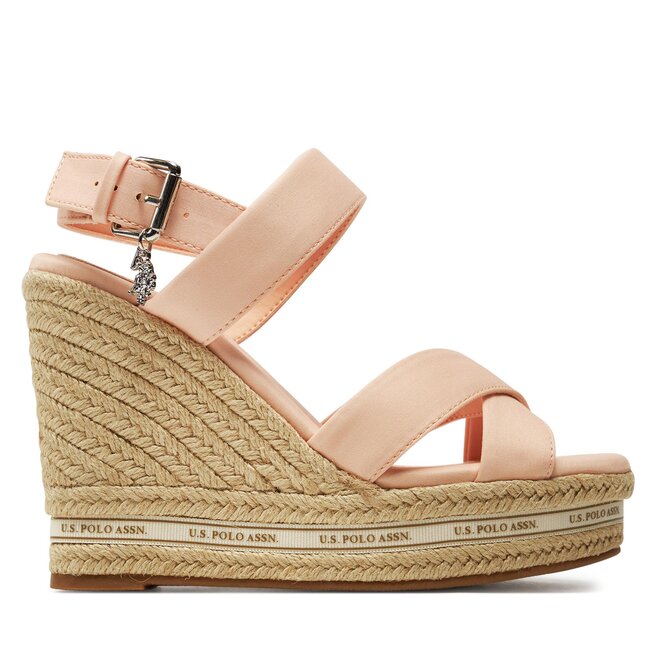 Espadryle U.S. Polo Assn. - Różowy