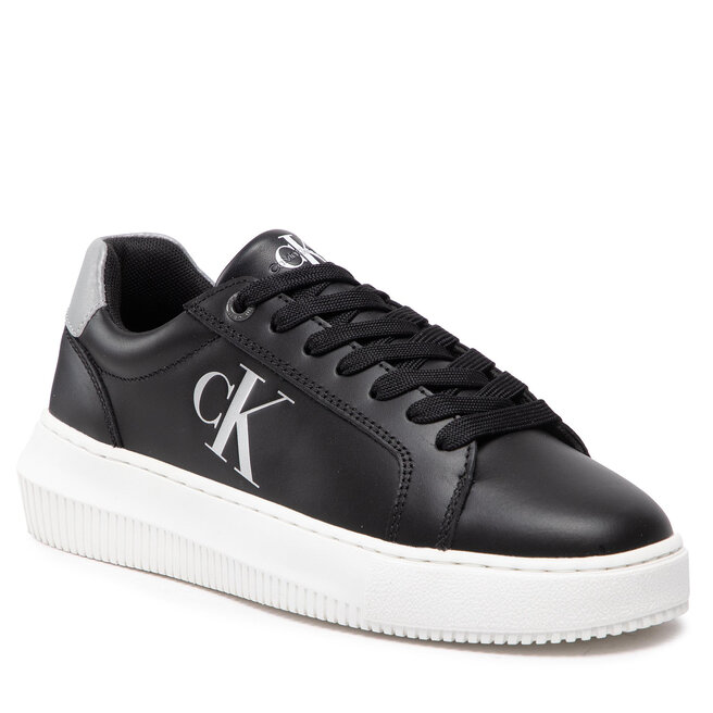 Sneakers Calvin Klein Jeans Chunky Cupsole Laceup Low Ess M YW0YW00701 Black/Silver 00T