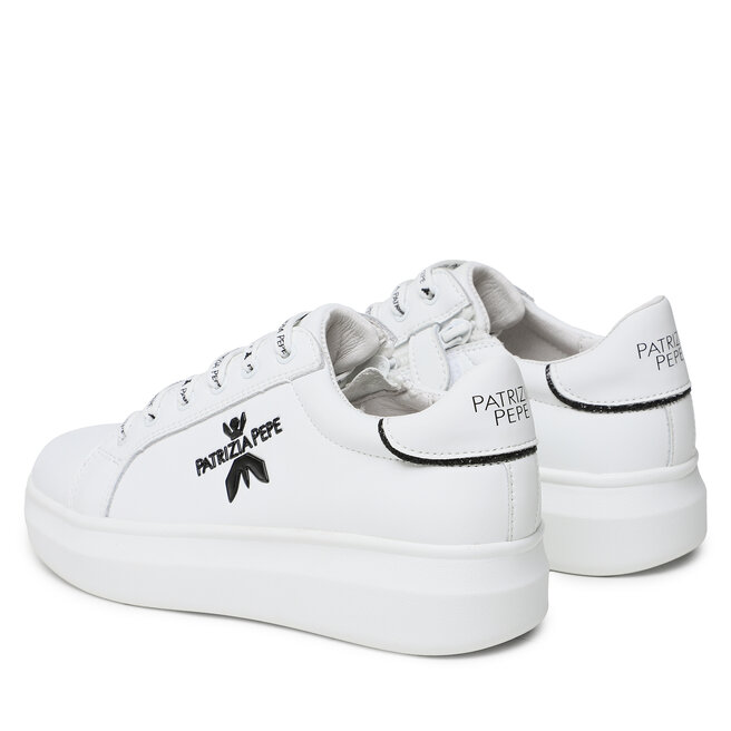 Patrizia Pepe Сникърси Patrizia Pepe PJ210.06 Bianco/Nero