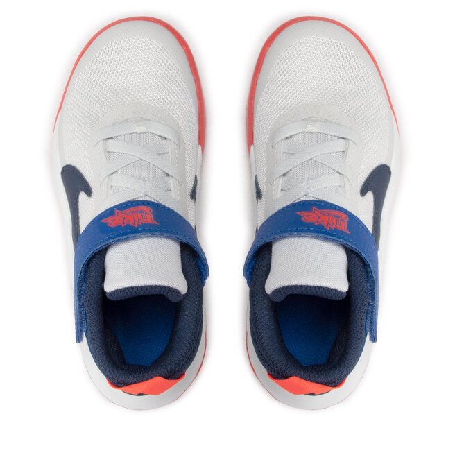 Nike Cipő Nike Team Hustle D 10 (PS) CW6736 103 Summit White/Midnight Navy