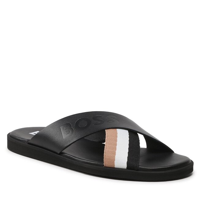Mules sandales de bain Boss Darrel 50493017 10224980 01 Black 01