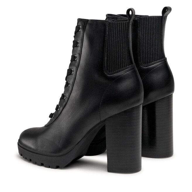 Latch black leather steve madden online
