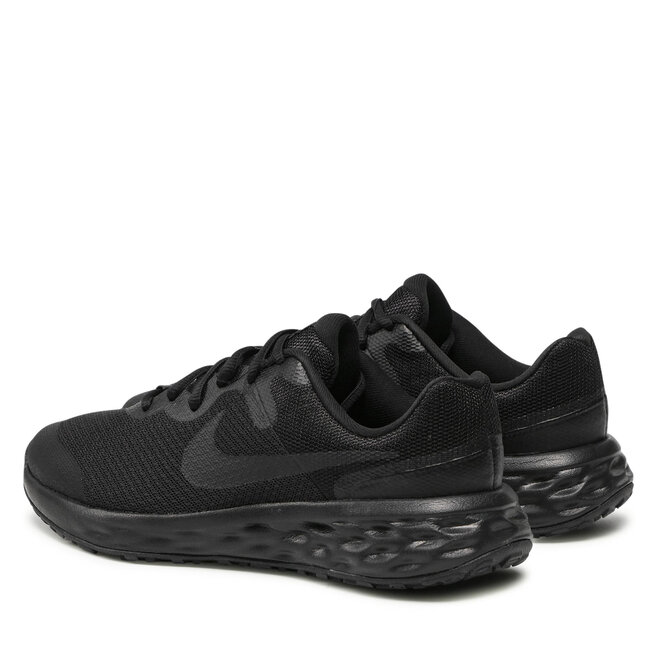 Nike Обувки Nike Revolution 6 Nn (GS) DD1096 001 Black/Black/Dk Smoke Grey