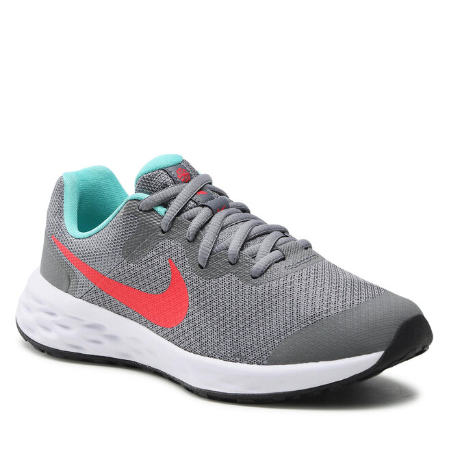 Pantofi Nike Revolution 6 DD1096 006 Smoke Grey/Siren Red 006 imagine noua