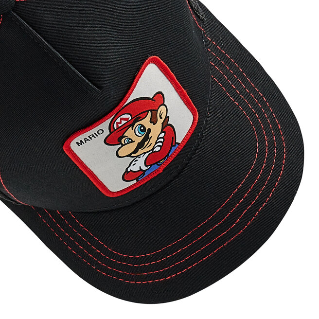 Gorra trucker blanca, roja y negra Mario SMB MAR Super Mario Bros. de  Capslab