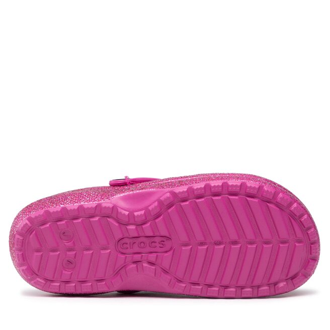 Crocs Ciabatte Crocs Classic Lined Glitter Clog K 207462 Fuchsia Fun/Multi