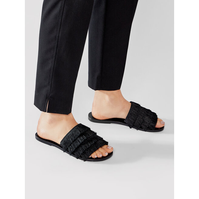 Manebi Чехли Manebi Leather Sandals S 2.5 Y0 Black
