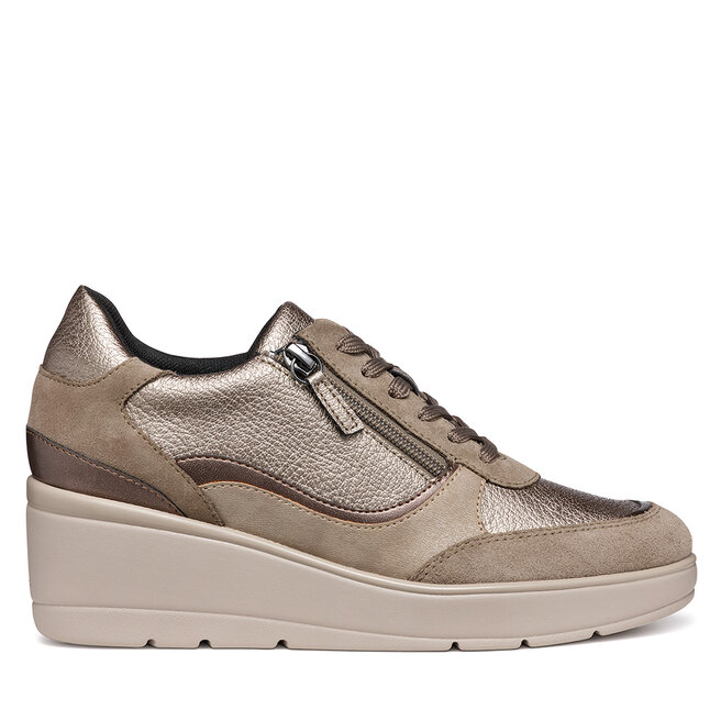 Sneakersy Geox D Ilde D46RAA 02N22 - Beżowy
