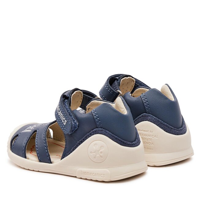Sandali Biomecanics 242251 Bambini - Pelle, Punta Rinforzata, Chiusura Velcro